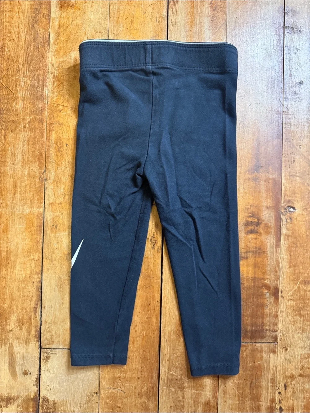 Nike Black Legging 2T White Logo cotton